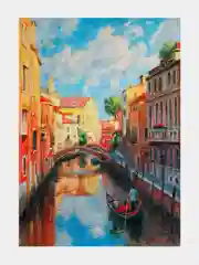 Алмазная мозаика картина вышивка из страз 40*50см, "Солнечная Венеция", 662583