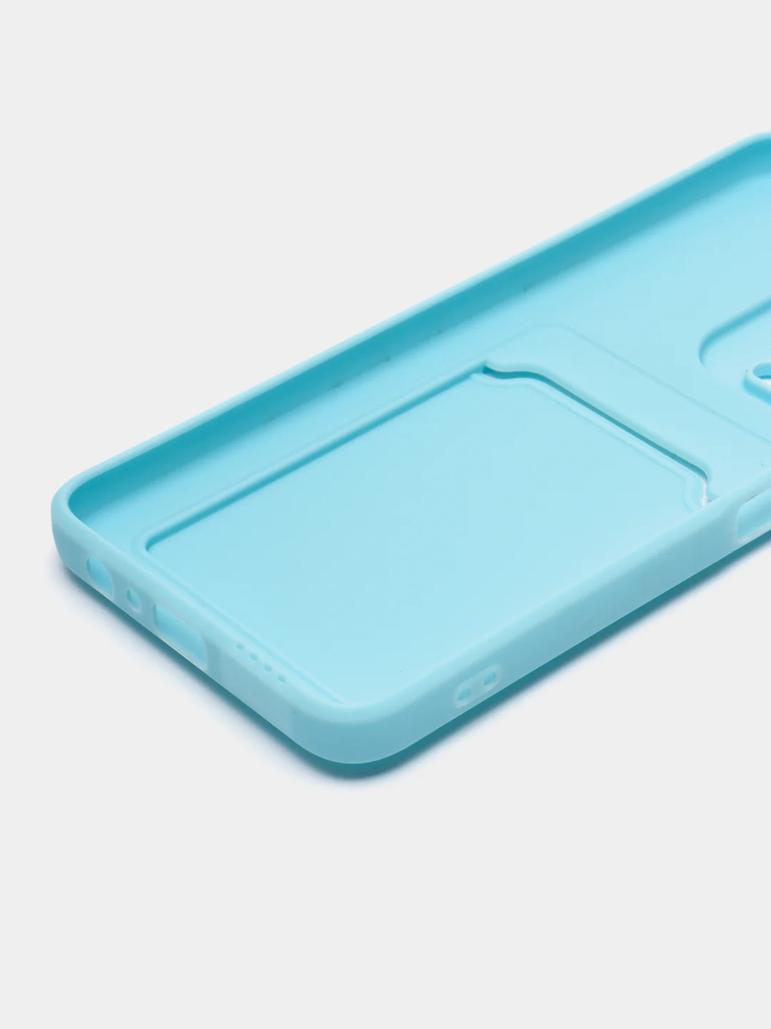 Голубой силиконовый чехол Infinix Note 12 2023 / Note 12 PRO 4G, прозрачный