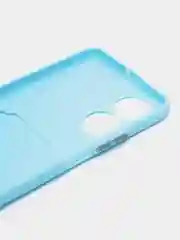 Голубой чехол для Honor X7, Хонор Х7, силиконовый