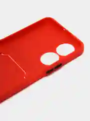 Красный чехол для Honor X7, Хонор Х7, силиконовый