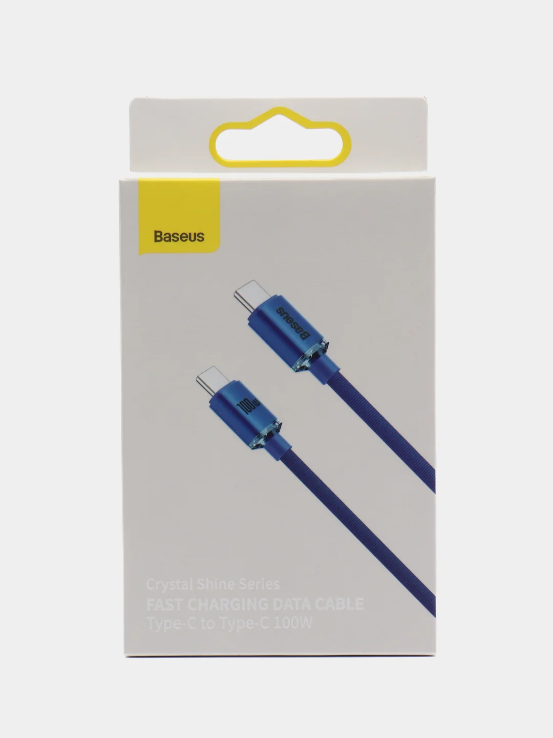 Синий кабель Baseus Crystal Shine Fast Charging Data Cable Type-C/Type-C 100W(для Android)