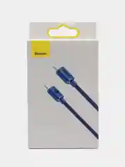 Синий кабель Baseus Crystal Shine Fast Charging Data Cable Type-C/Type-C 100W(для Android)
