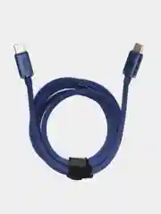 Синий кабель Baseus Crystal Shine Fast Charging Data Cable Type-C/Type-C 100W(для Android)