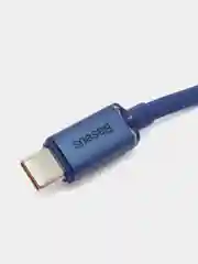 Синий кабель Baseus Crystal Shine Fast Charging Data Cable Type-C/Type-C 100W(для Android)