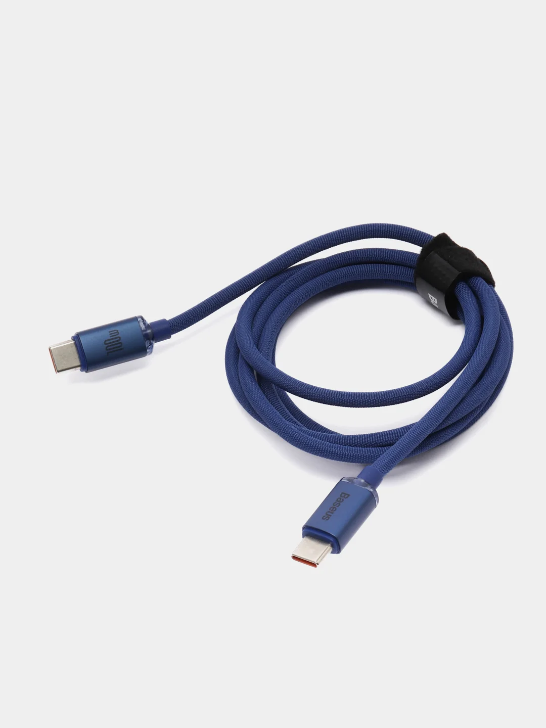 Синий кабель Baseus Crystal Shine Fast Charging Data Cable Type-C/Type-C 100W(для Android)