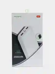 Белый портативное зарядное устройство PowerBank 20000 mAh