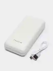 Белый портативное зарядное устройство PowerBank 20000 mAh