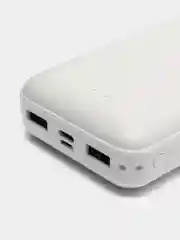 Белый портативное зарядное устройство PowerBank 20000 mAh