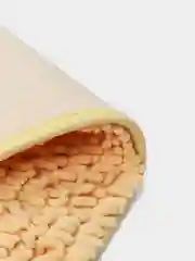 Желтый коврик для туалета с вырезом 60*60