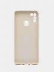 Бежевый меланж чехол силиконовый с принтом и защитой камеры для Infinix Hot 10 Play / Infinix Hot 11 Play