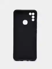 Тёмно-коричневый чехол силиконовый с принтом и защитой камеры для Infinix Hot 10 Play / Infinix Hot 11 Play
