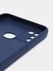 Индиго чехол силиконовый с принтом и защитой камеры для Infinix Hot 10 Play / Infinix Hot 11 Play