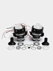 Светодиодные линзы Bi-Led Aozoom A13 Series, автомобильные, 2 штуки