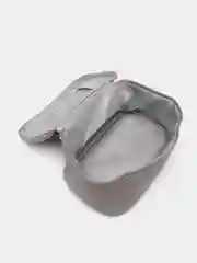 Коричневый косметичка с ручкой