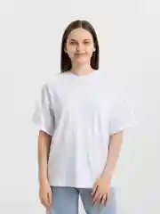 Белый футболка женская, оверсайз