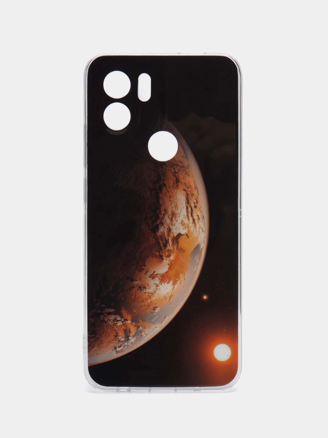 Тёмно-коричневый чехол для Xiaomi Redmi A1 Plus / A1+ A2+ Poco C51 (Сяоми Редми А1 Плюс / А1+) с рисунком