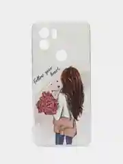 Прозрачный чехол для Xiaomi Redmi A1 Plus / A1+ A2+ Poco C51 (Сяоми Редми А1 Плюс / А1+) с рисунком