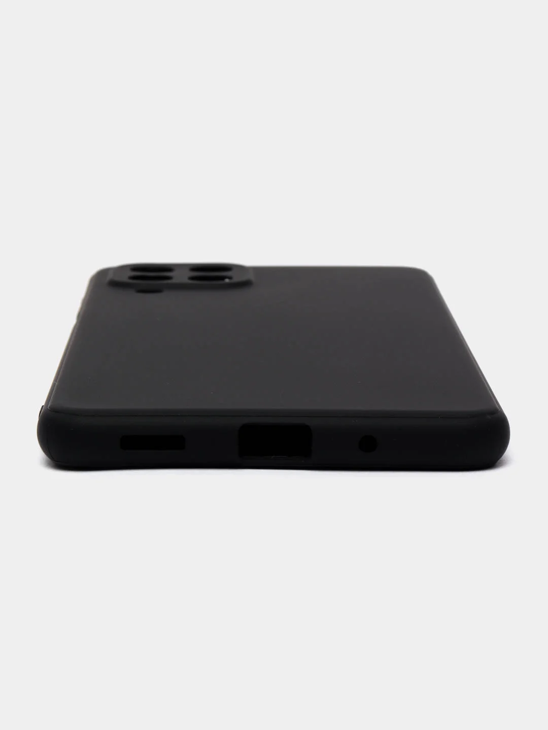 Черный чехол ROSCO для Samsung Galaxy M53, матовый, силиконовый, бортик вокруг камер