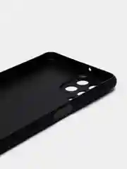 Черный чехол ROSCO для Samsung Galaxy M53, матовый, силиконовый, бортик вокруг камер