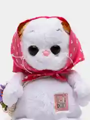 Мягкая игрушка "Кошечка Ли-Ли baby", в косыночке и с корзинкой, 20 см, Budi Basa