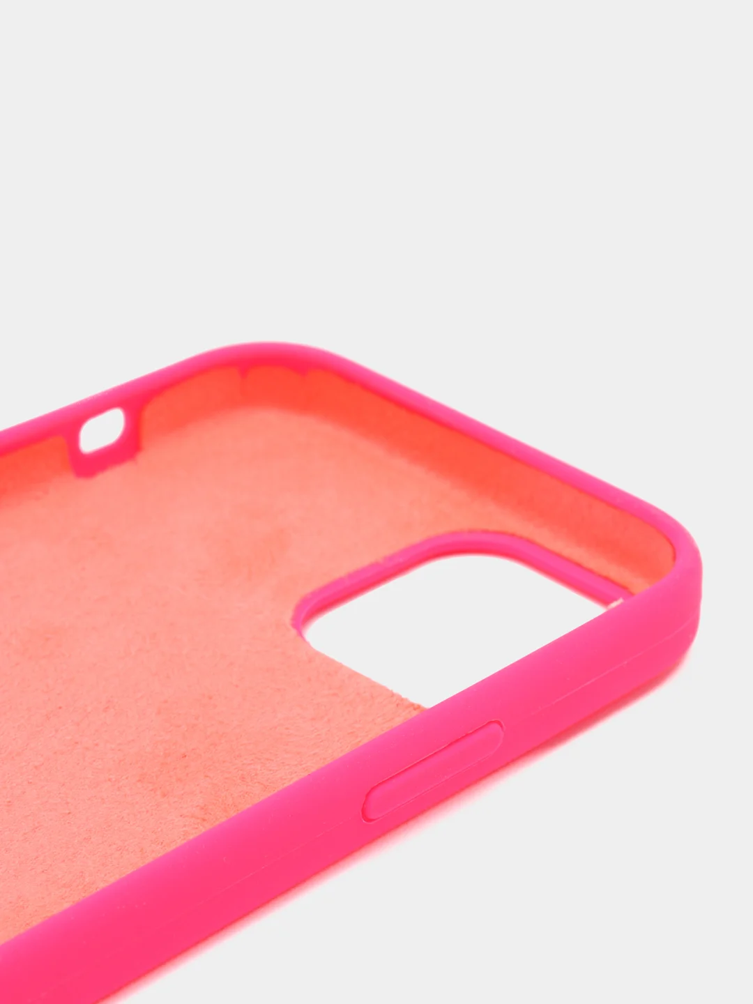 Фуксия чехол для iPhone 12, 7+, 12 Pro Max, 11 Pro Max, XS Max, Silicone Case, с закрытым низом