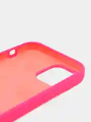 Фуксия чехол для iPhone 12, 7+, 12 Pro Max, 11 Pro Max, XS Max, Silicone Case, с закрытым низом