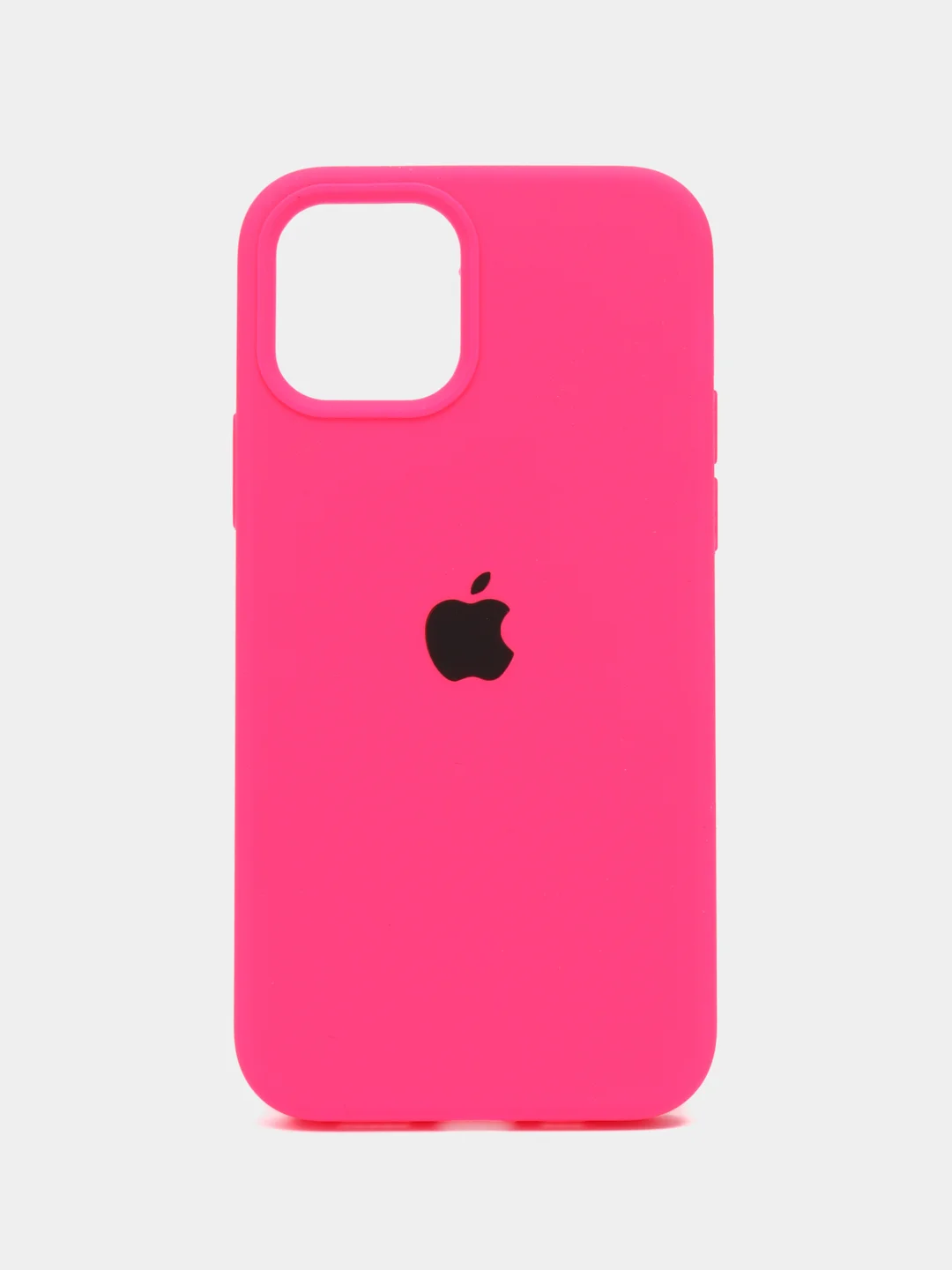 Фуксия чехол для iPhone 12, 7+, 12 Pro Max, 11 Pro Max, XS Max, Silicone Case, с закрытым низом
