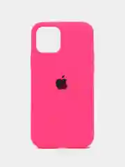 Фуксия чехол для iPhone 12, 7+, 12 Pro Max, 11 Pro Max, XS Max, Silicone Case, с закрытым низом