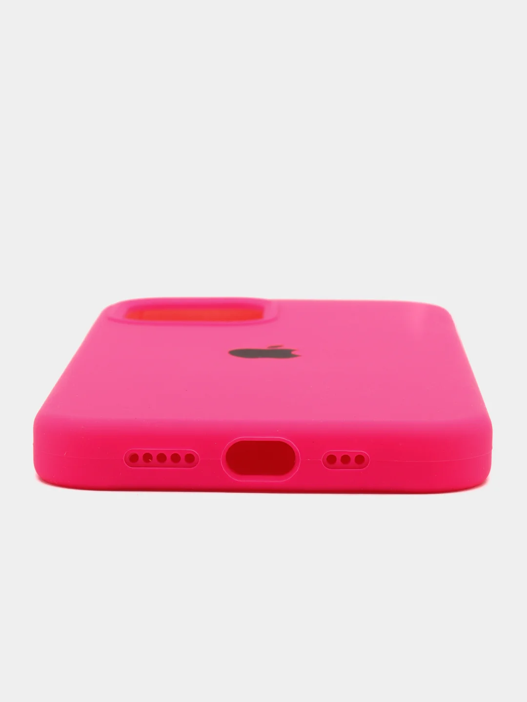 Фуксия чехол для iPhone 12, 7+, 12 Pro Max, 11 Pro Max, XS Max, Silicone Case, с закрытым низом