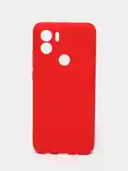 Алый чехол для Xiaomi Redmi A1+ / Xiaomi Redmi A1 Plus силиконовый, матовый, с защитой камеры