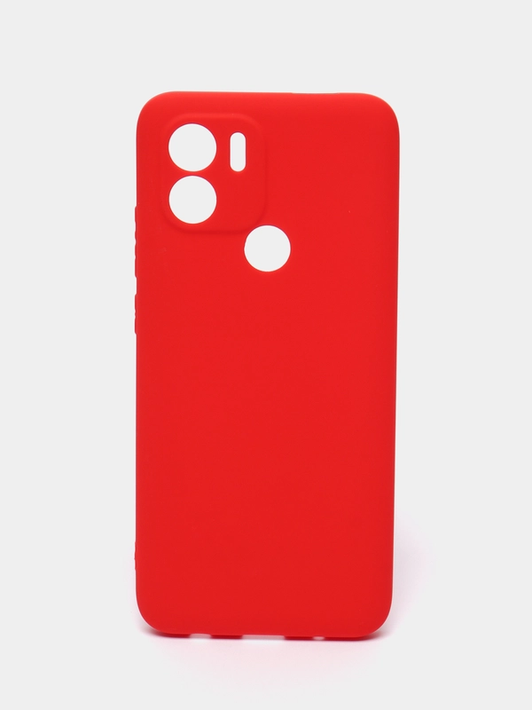 Чехол для Xiaomi Redmi A1+ / Xiaomi Redmi A1 Plus силиконовый, матовый, с защитой камеры