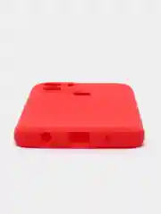 Алый чехол для Xiaomi Redmi A1+ / Xiaomi Redmi A1 Plus силиконовый, матовый, с защитой камеры