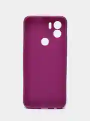 Аметистовый чехол для Xiaomi Redmi A1+ / Xiaomi Redmi A1 Plus силиконовый, матовый, с защитой камеры