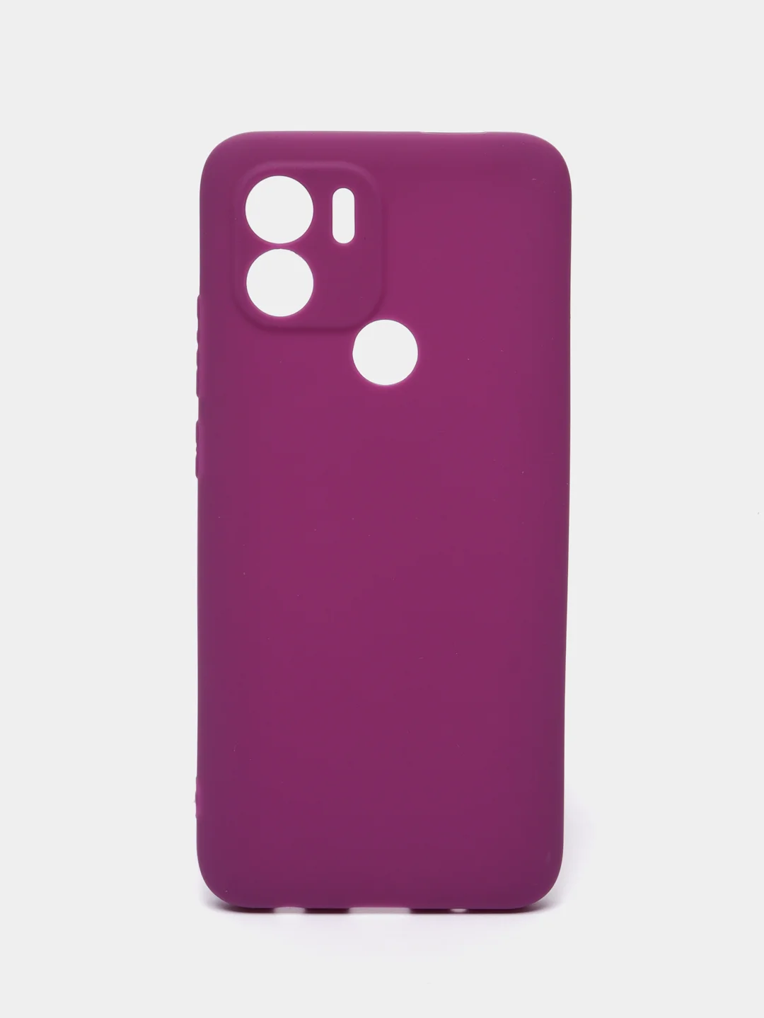 Аметистовый чехол для Xiaomi Redmi A1+ / Xiaomi Redmi A1 Plus силиконовый, матовый, с защитой камеры