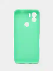 Бирюзовый чехол для Xiaomi Redmi A1+ / Xiaomi Redmi A1 Plus силиконовый, матовый, с защитой камеры