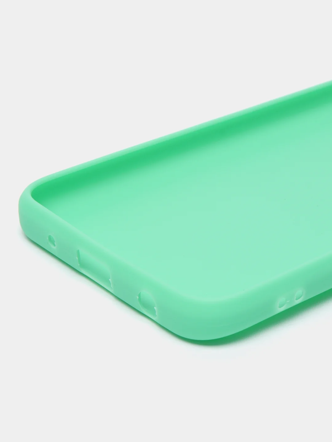 Бирюзовый чехол для Xiaomi Redmi A1+ / Xiaomi Redmi A1 Plus силиконовый, матовый, с защитой камеры