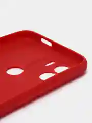 Вишнёвый чехол для Xiaomi Redmi A1+ / Xiaomi Redmi A1 Plus силиконовый, матовый, с защитой камеры