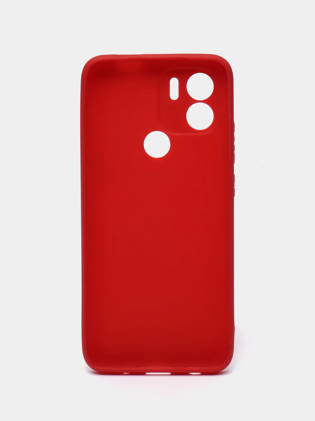 Вишнёвый чехол для Xiaomi Redmi A1+ / Xiaomi Redmi A1 Plus силиконовый, матовый, с защитой камеры