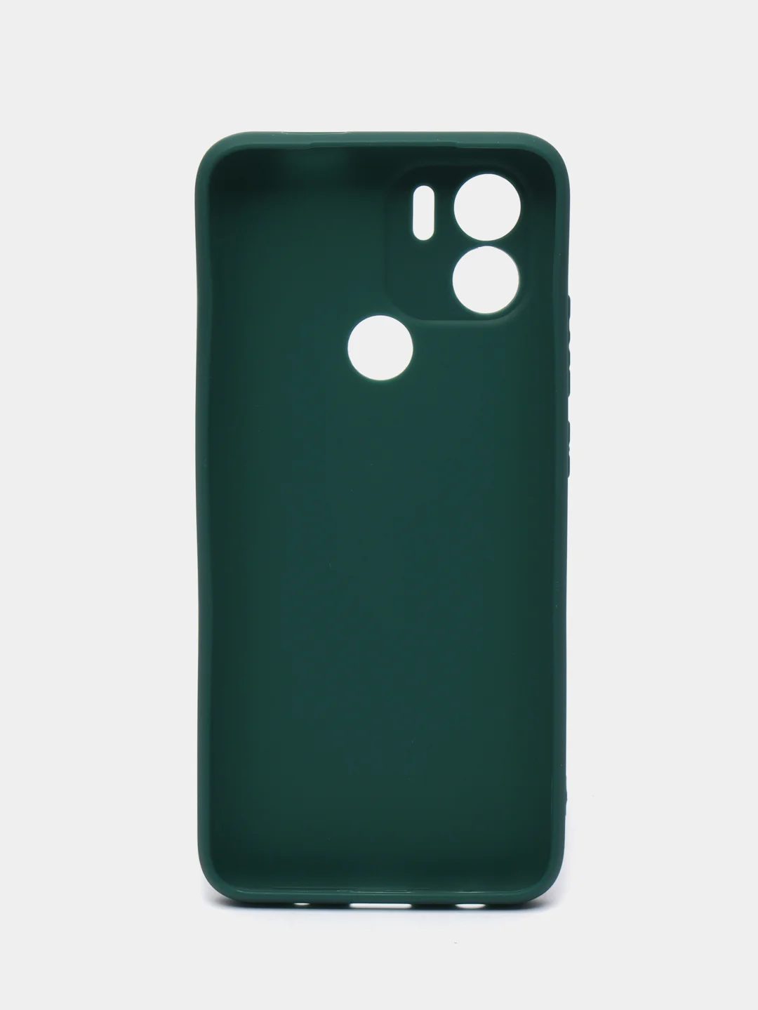 Зеленый чехол для Xiaomi Redmi A1+ / Xiaomi Redmi A1 Plus силиконовый, матовый, с защитой камеры