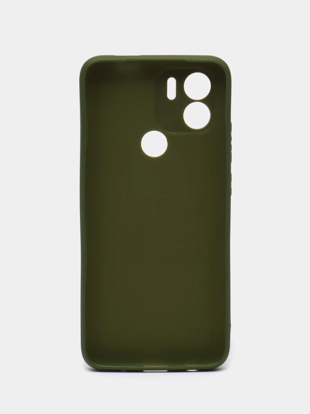 Зелёный хаки чехол для Xiaomi Redmi A1+ / Xiaomi Redmi A1 Plus силиконовый, матовый, с защитой камеры