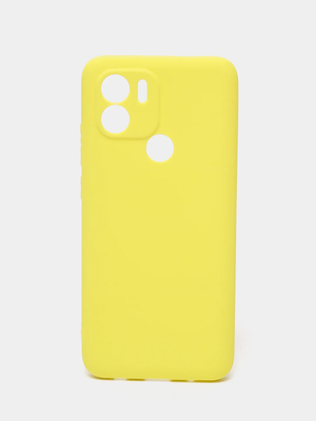 Лимонный чехол для Xiaomi Redmi A1+ / Xiaomi Redmi A1 Plus силиконовый, матовый, с защитой камеры