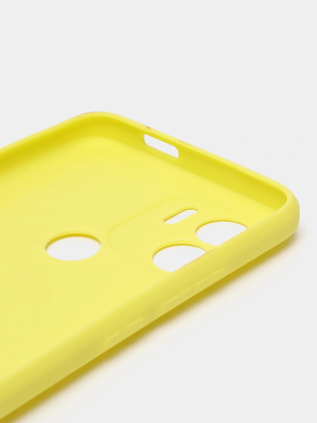 Лимонный чехол для Xiaomi Redmi A1+ / Xiaomi Redmi A1 Plus силиконовый, матовый, с защитой камеры