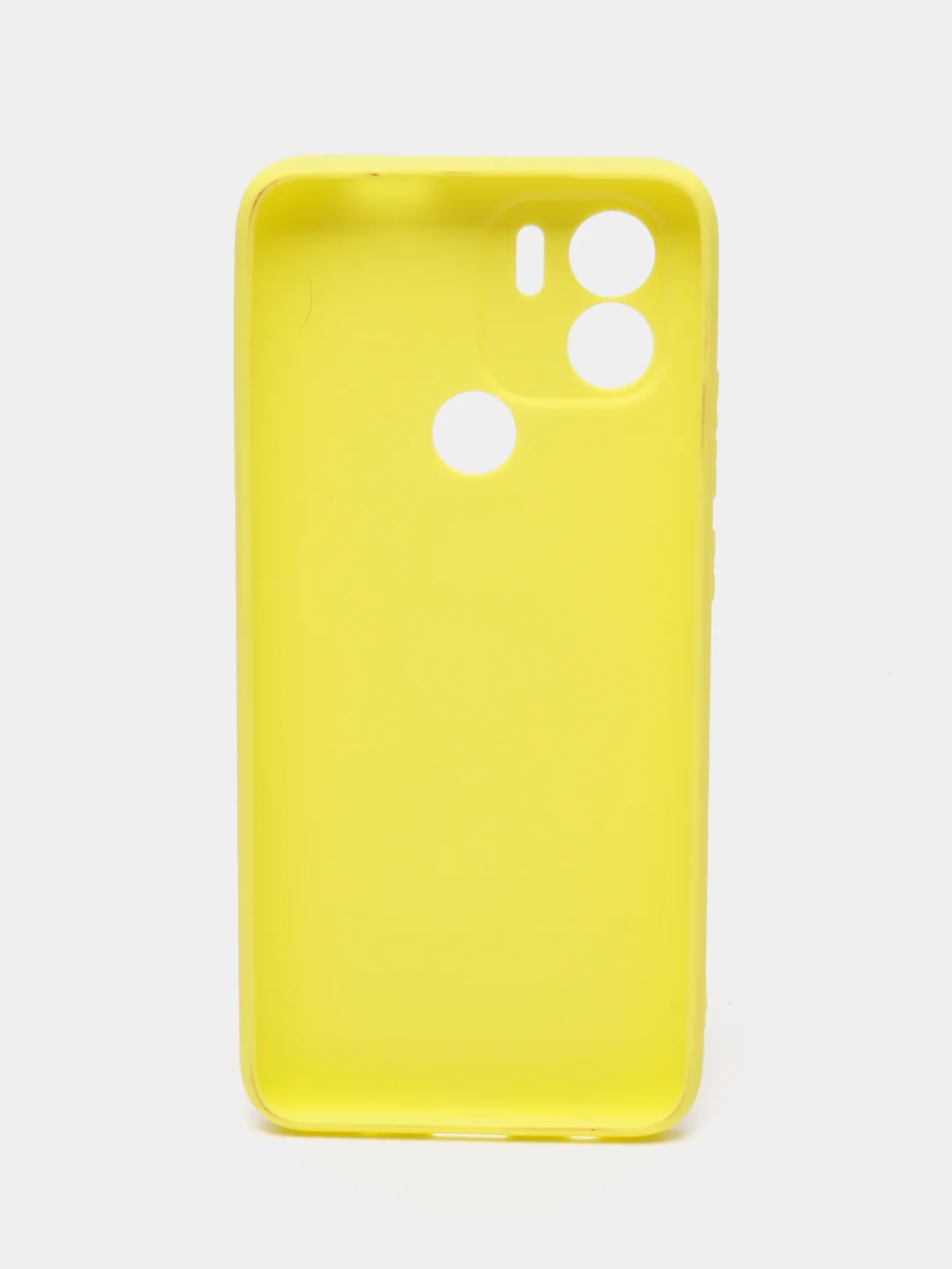 Лимонный чехол для Xiaomi Redmi A1+ / Xiaomi Redmi A1 Plus силиконовый, матовый, с защитой камеры