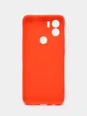 Оранжевый чехол для Xiaomi Redmi A1+ / Xiaomi Redmi A1 Plus силиконовый, матовый, с защитой камеры