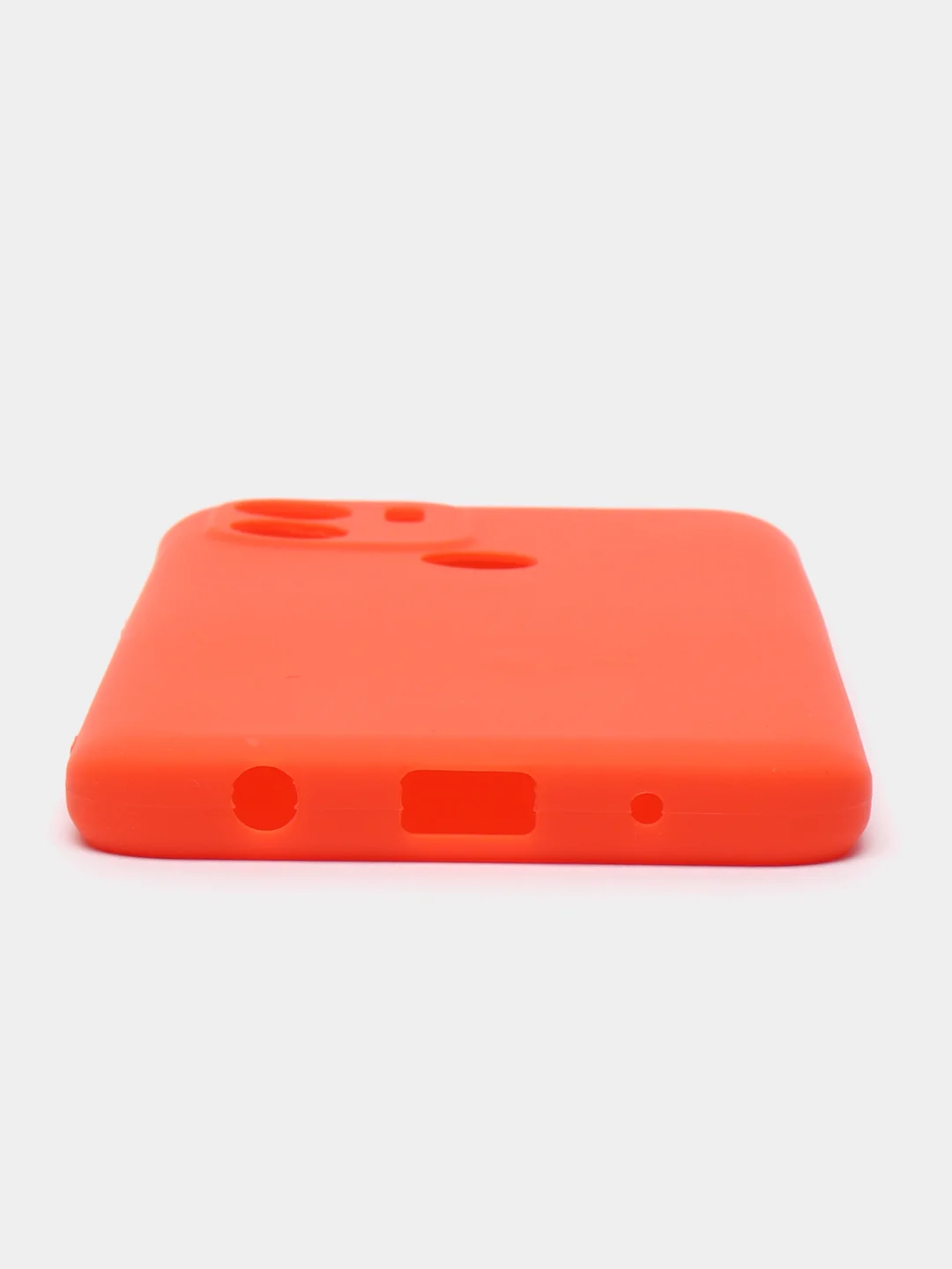 Оранжевый чехол для Xiaomi Redmi A1+ / Xiaomi Redmi A1 Plus силиконовый, матовый, с защитой камеры