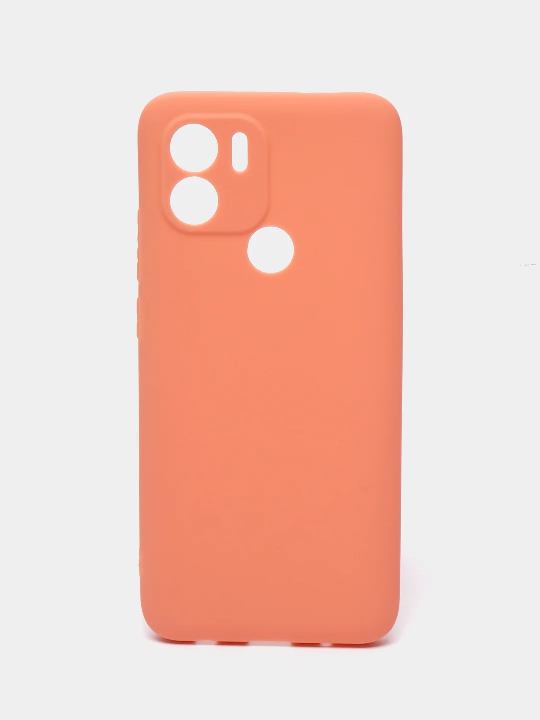 Пудровый чехол для Xiaomi Redmi A1+ / Xiaomi Redmi A1 Plus силиконовый, матовый, с защитой камеры