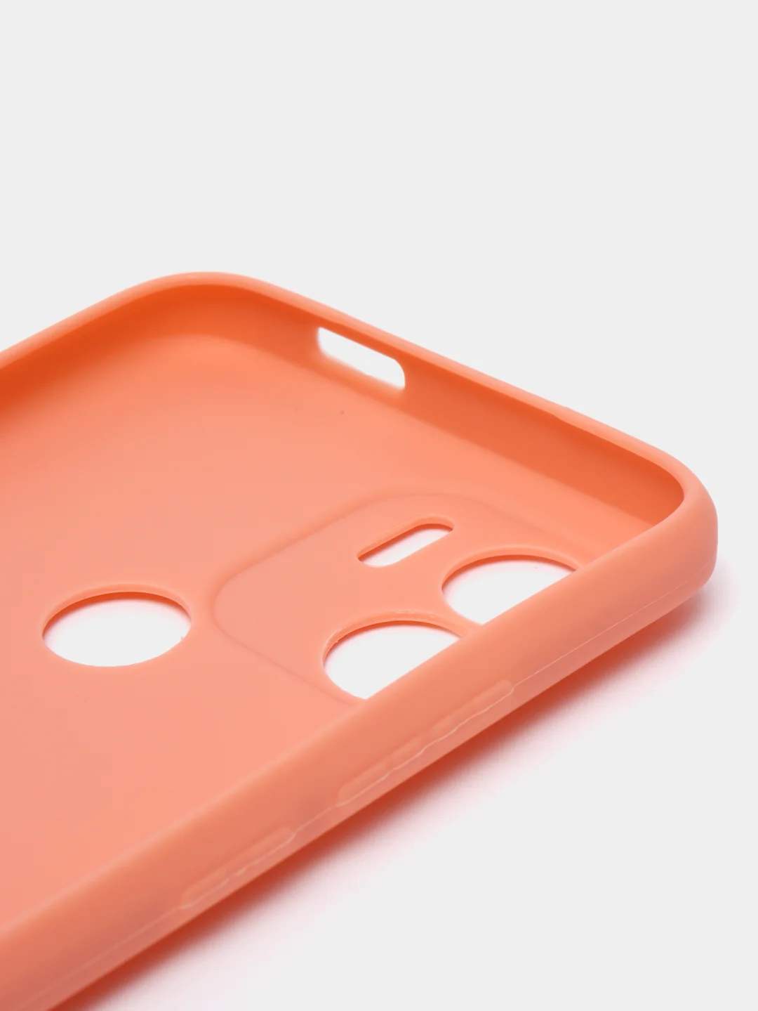 Пудровый чехол для Xiaomi Redmi A1+ / Xiaomi Redmi A1 Plus силиконовый, матовый, с защитой камеры