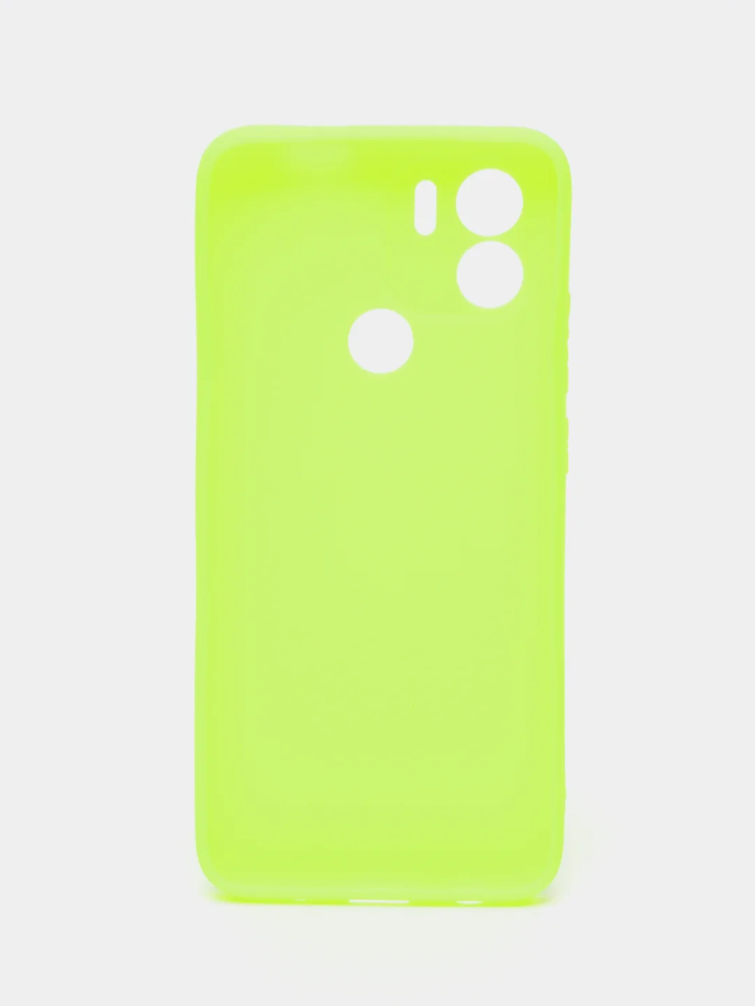 Салатовый чехол для Xiaomi Redmi A1+ / Xiaomi Redmi A1 Plus силиконовый, матовый, с защитой камеры