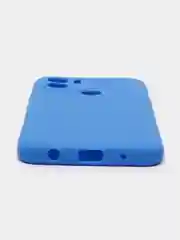 Синий чехол для Xiaomi Redmi A1+ / Xiaomi Redmi A1 Plus силиконовый, матовый, с защитой камеры