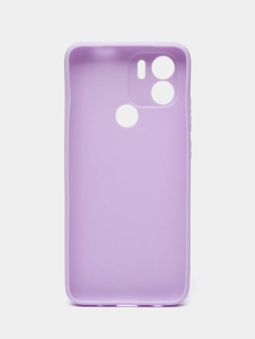 Сиреневый чехол для Xiaomi Redmi A1+ / Xiaomi Redmi A1 Plus силиконовый, матовый, с защитой камеры